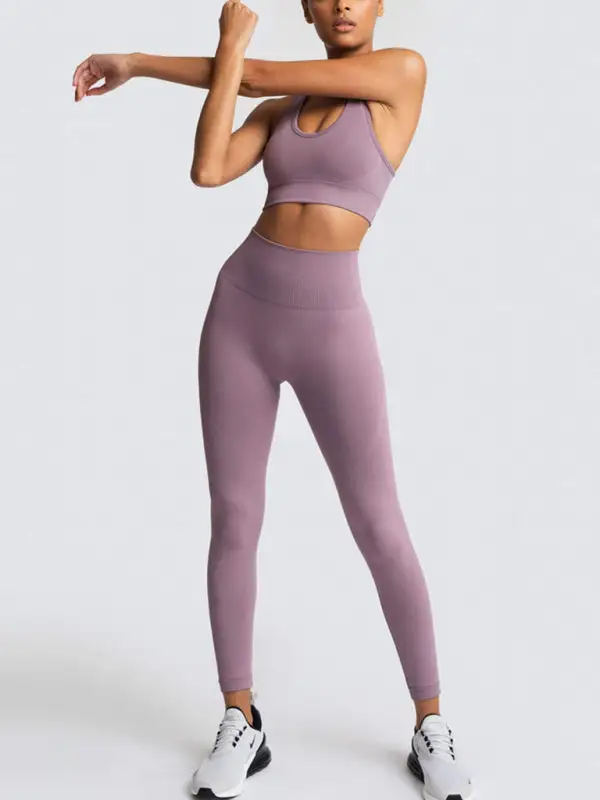 Beautiful Back High Waist Peach Hip Top