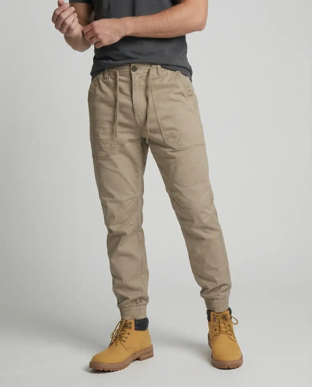 Flexible Cargo Pants Men
