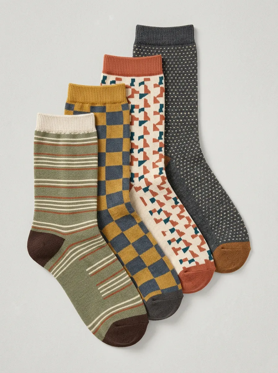 Women's Four Pair Casual Socks