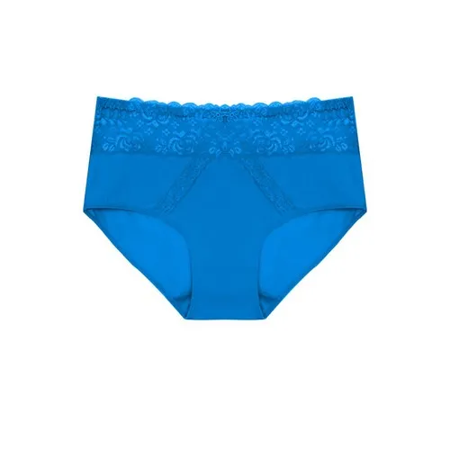 Lace Waistband Cotton Full Brief