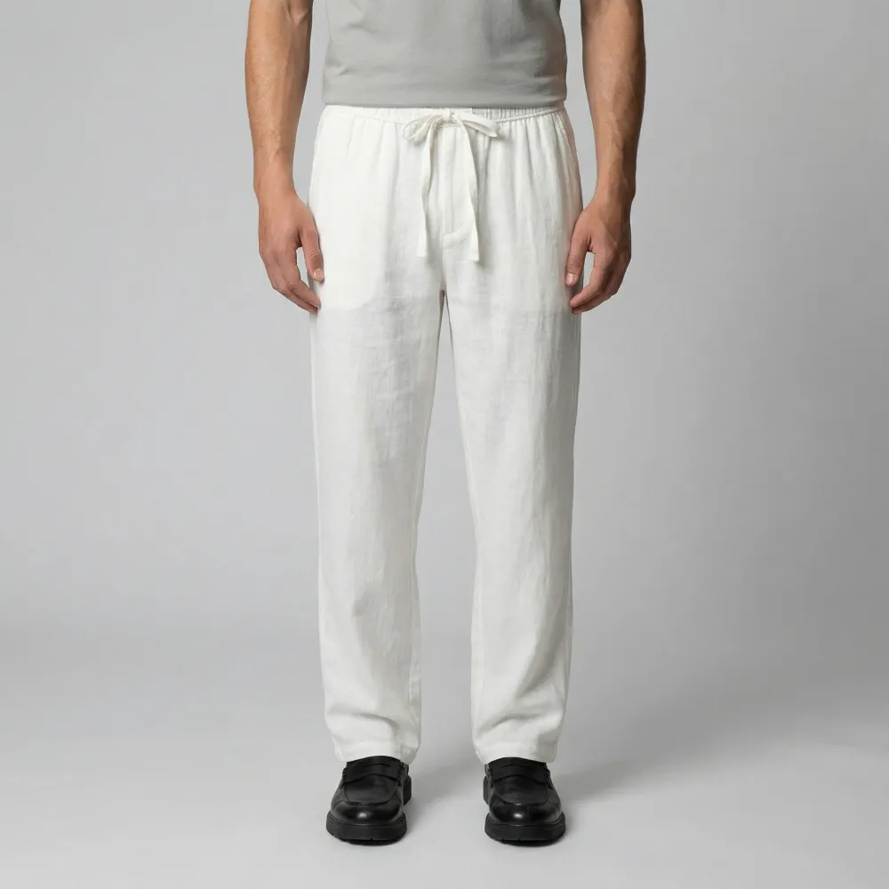 Lightweight Linen Slim Fit Pants