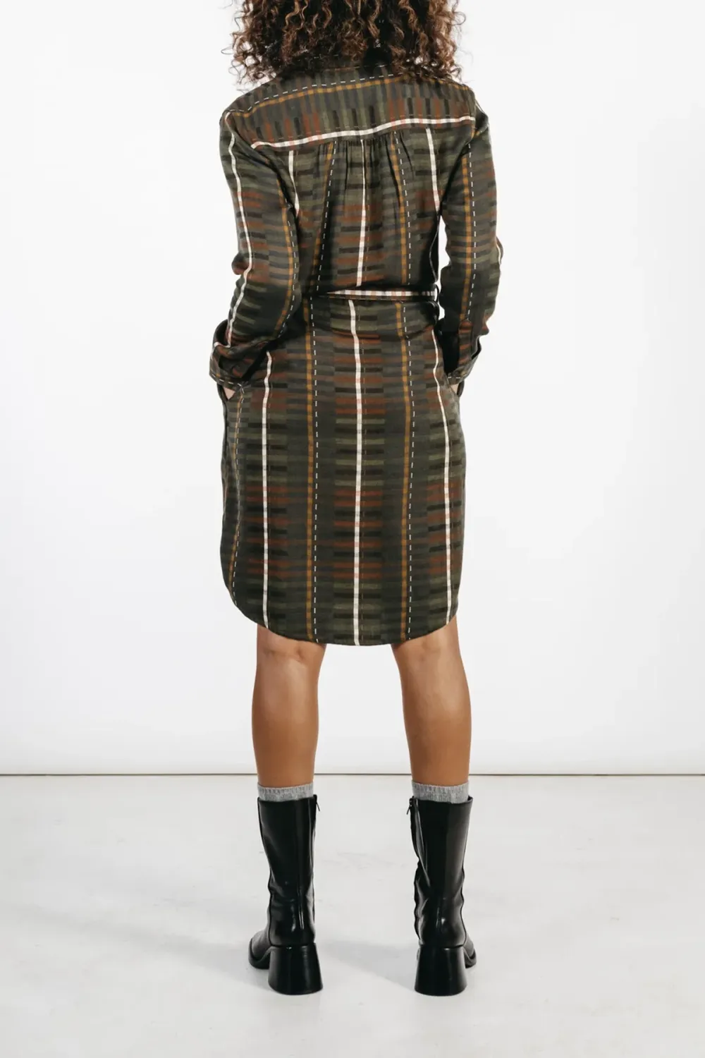 The V-Neck Shirt Casual Dress