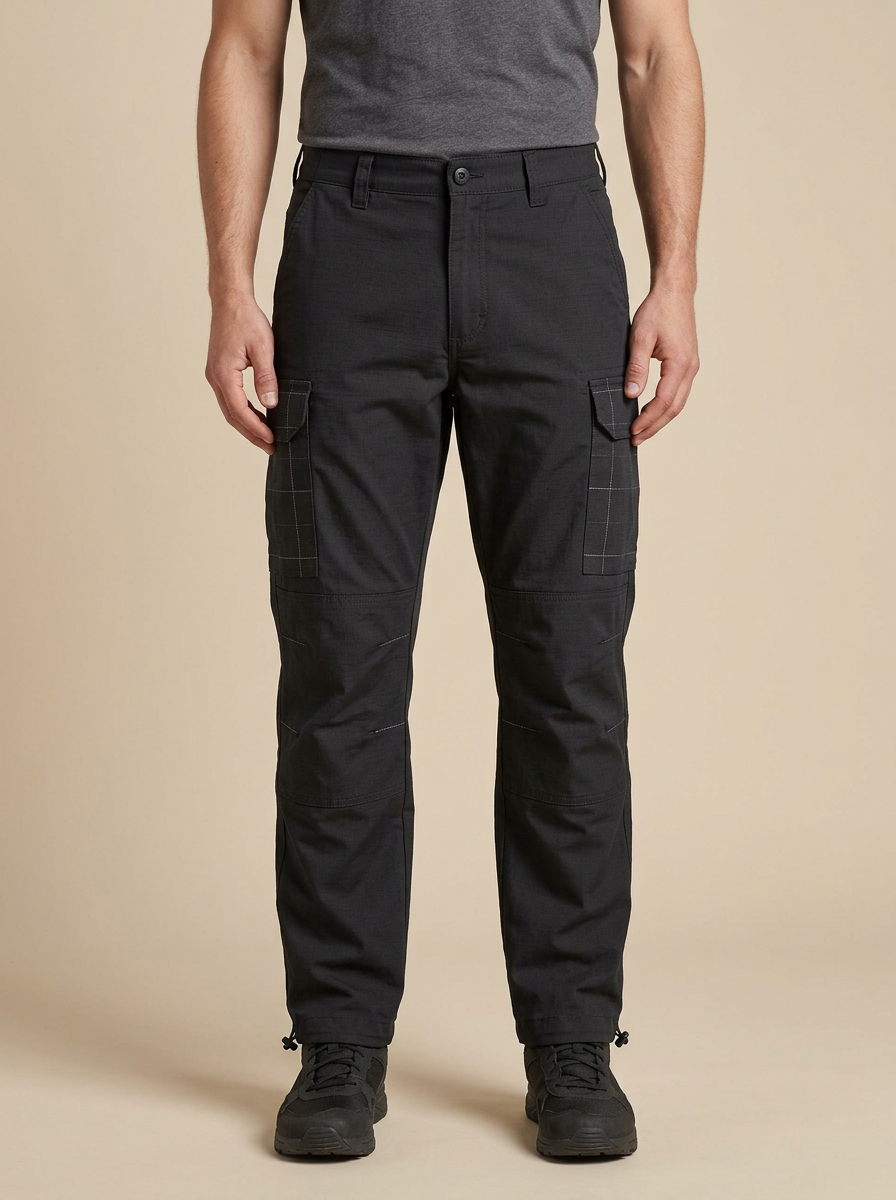 Unisex Tactical Grid Pattern Work Pants