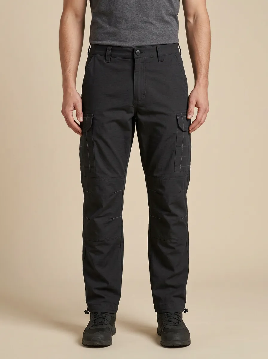 Unisex Tactical Grid Pattern Work Pants