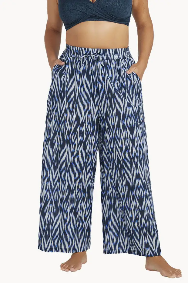 High Waist Cotton Lounge Pants