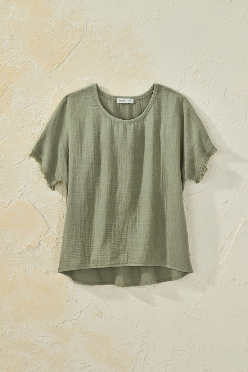 Summer Breeze Gauze Dolman Top