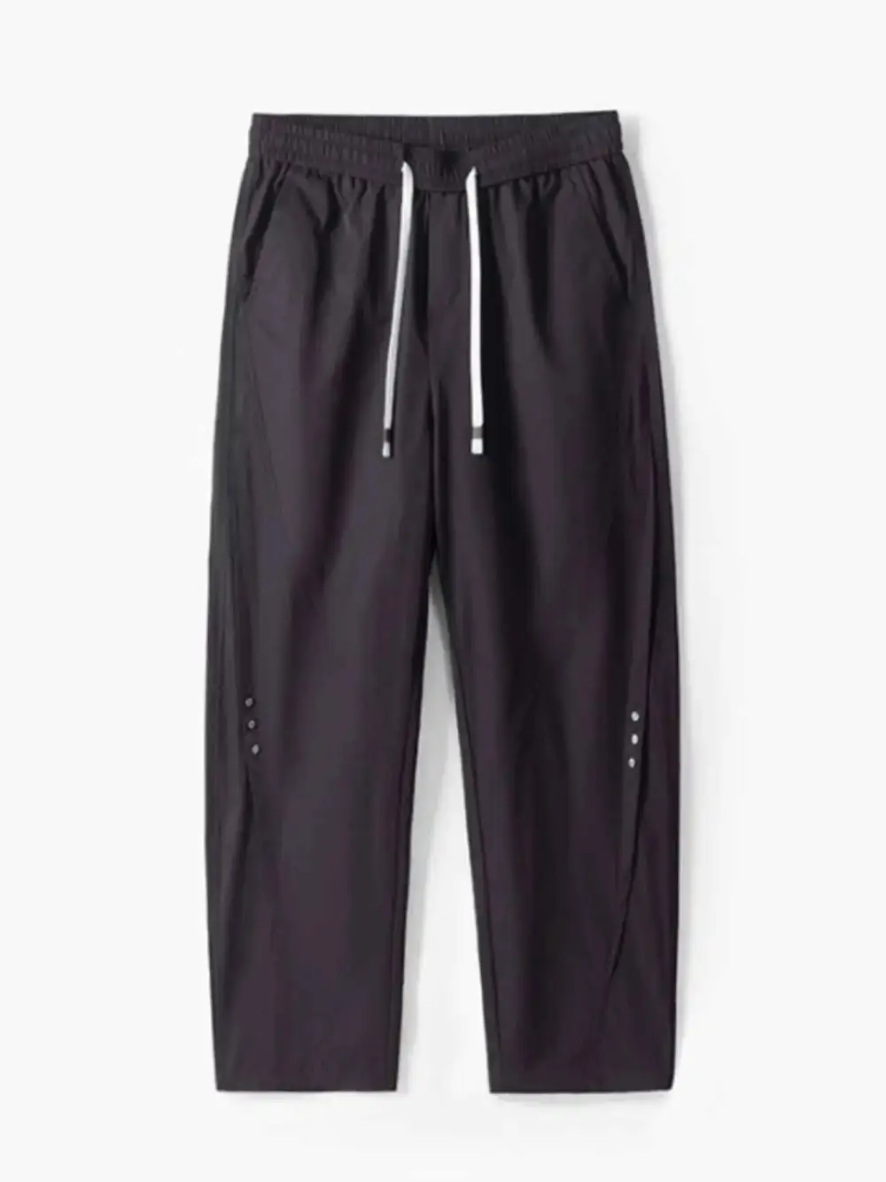 Relaxed Drawstring Wide Leg Pants