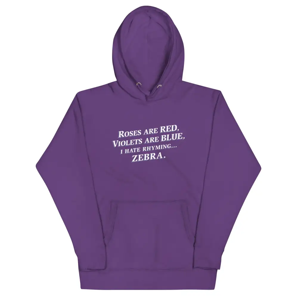 Hate Rhyming Unisex Comfort Hoodie