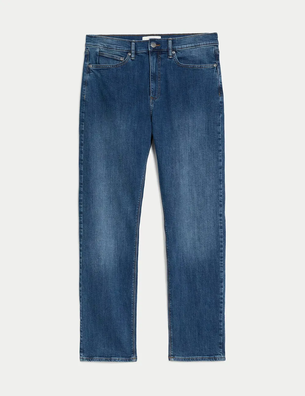 Men's Black Loose Fit Stretch Casual Jeans