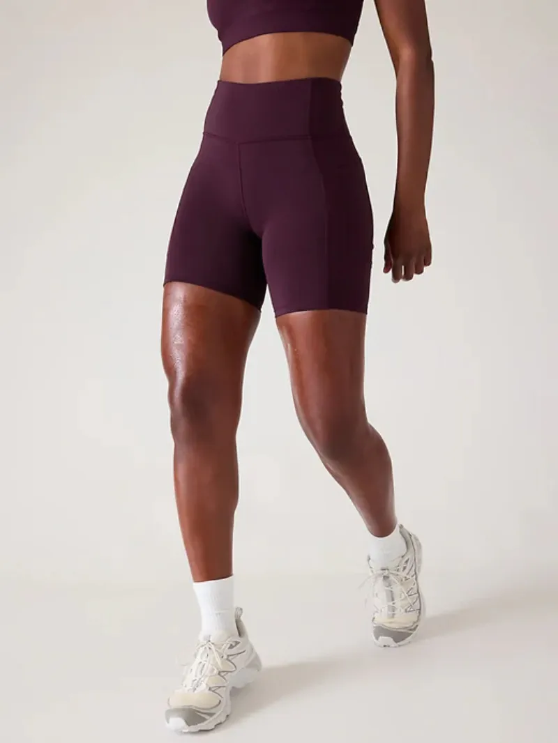 Contoured Biker Shorts For Chic Active Style