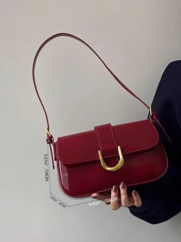 PU Leather Shoulder Bag