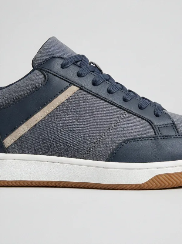 Men's Minimal Court Lace-Up Skate Shoes