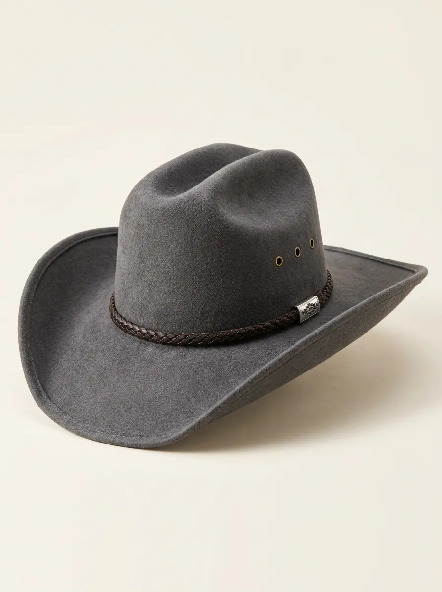 Everyday Earth Tone Cowboy Hat with Braided Band