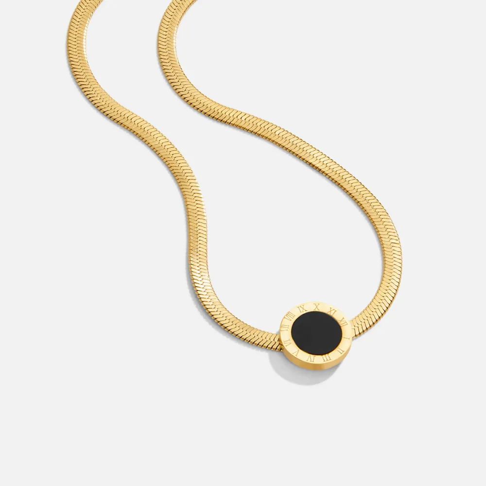 Polished Pendant Adjustable Necklace