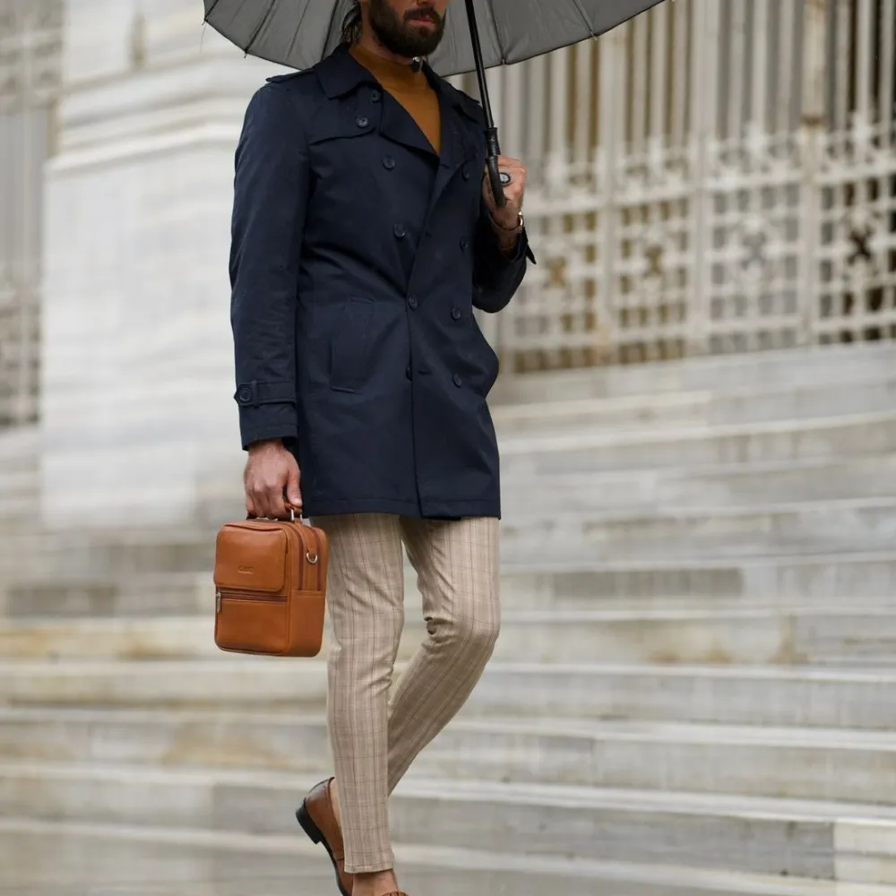 Casual Slim Fit Refined Tailored Coat