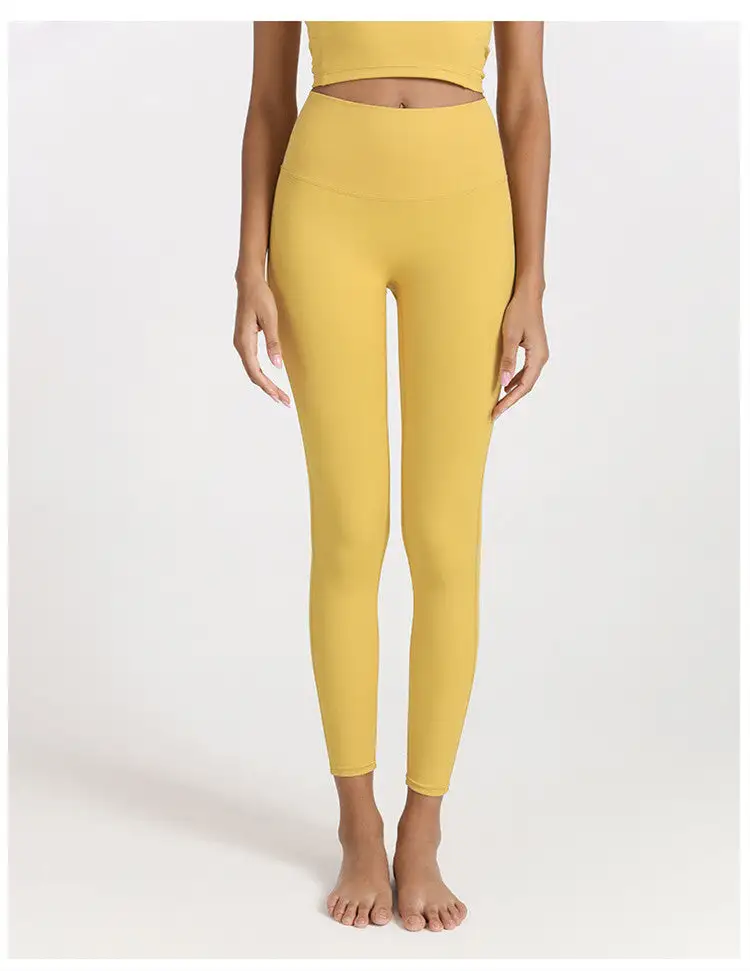 High Waist Pocket Yoga Pants Elastic Soft Quick Dry Leggings