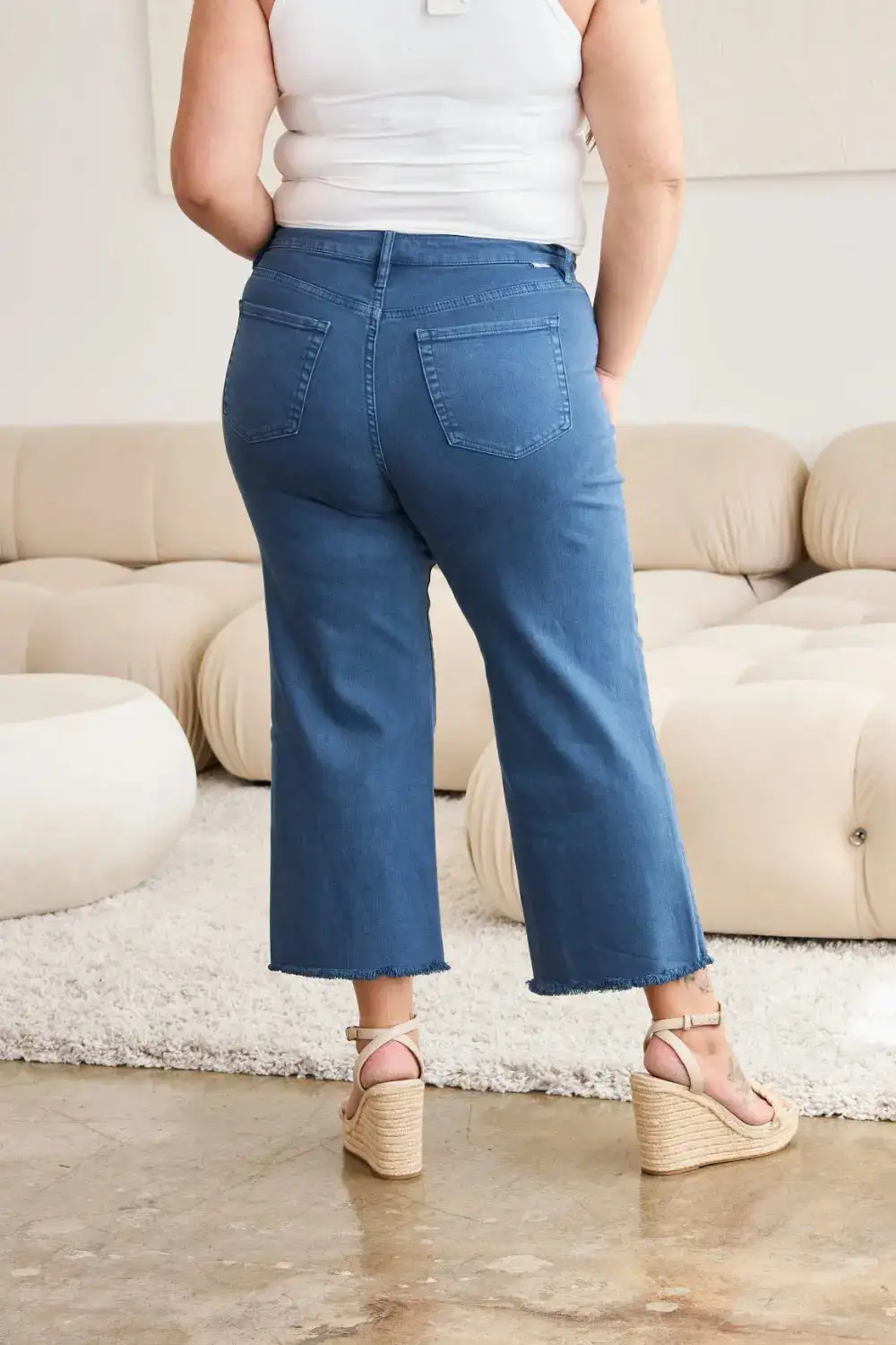 High-Waist Tummy-Control Denim Jeans