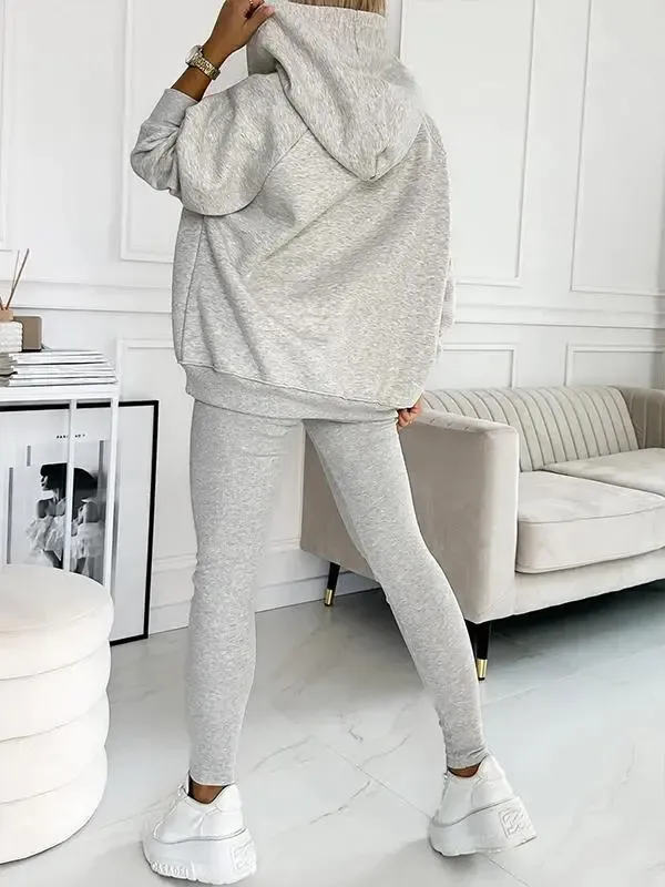 Casual and Comfortable Sweatshirt Two-piece Suit