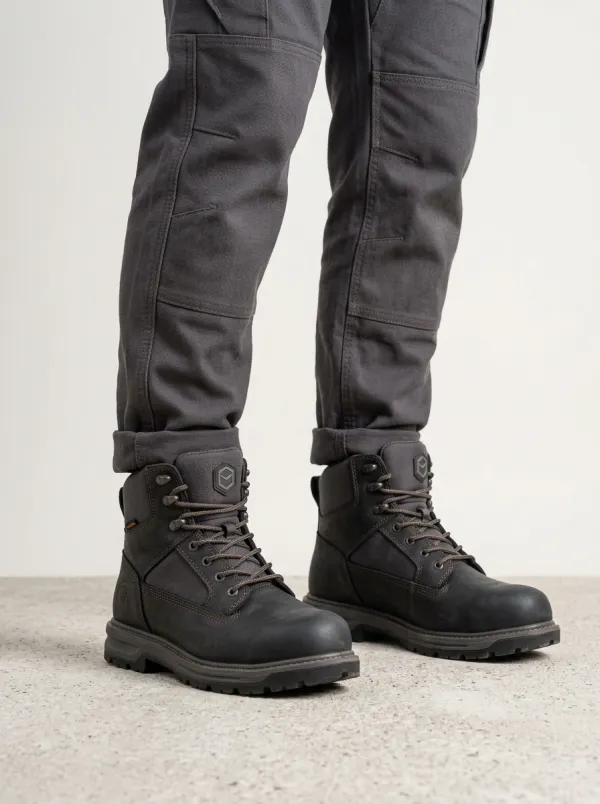 Unisex Waterproof Construction Site Heavy-Duty Work Boots