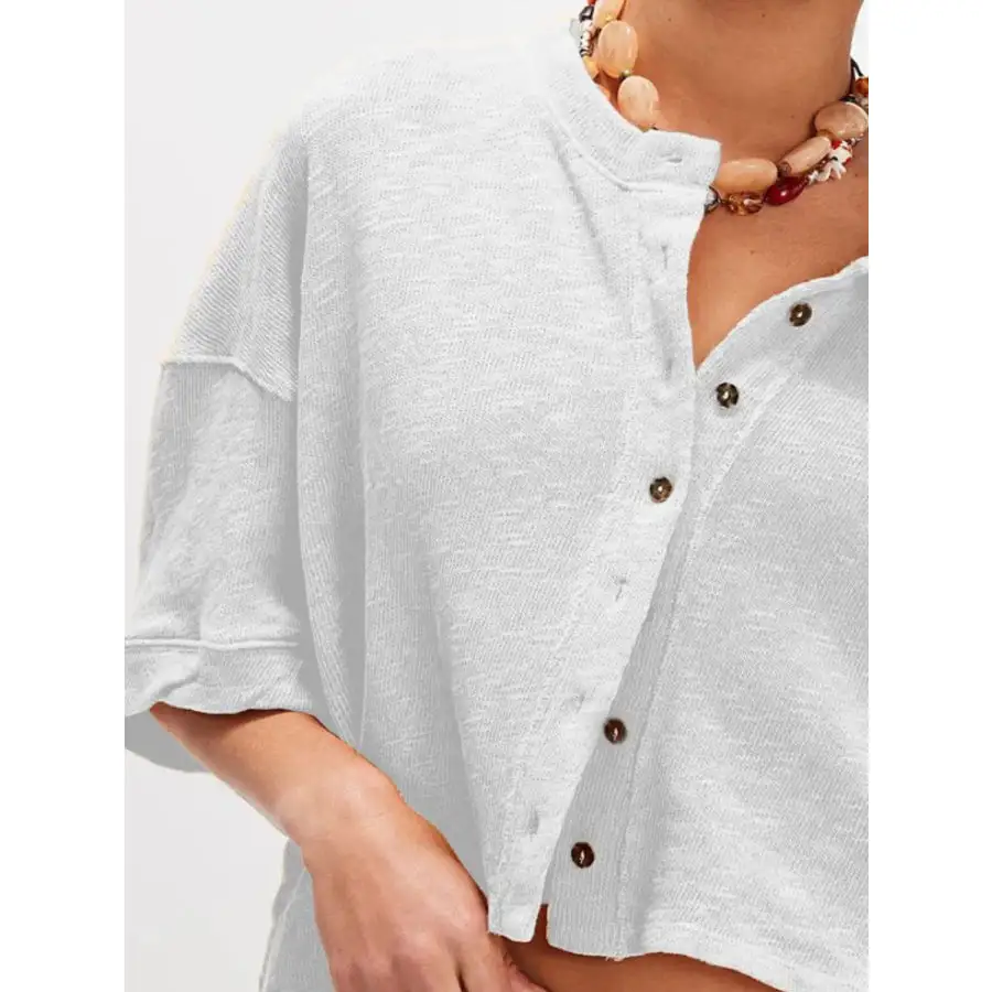 Button Down Half Sleeve Shirt