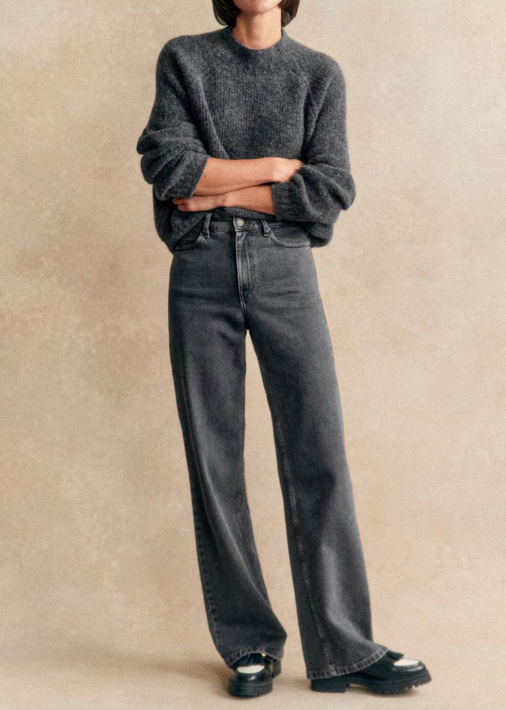 High Waist Straight Jeans