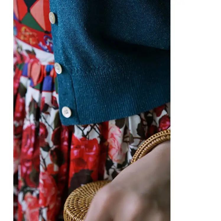 Roomy Casual Everyday Casual Floral Skirt