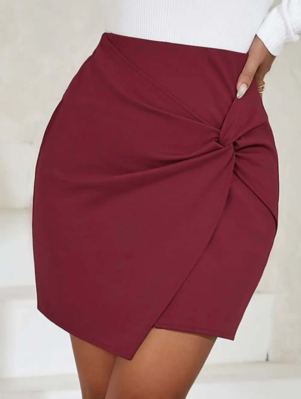 Weekend High Waist Bodycon Mini Skirt