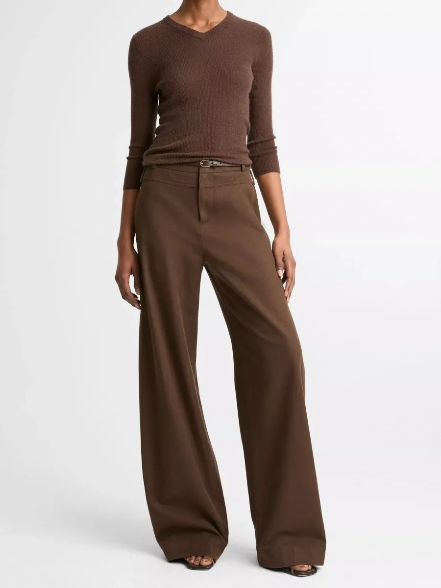 High-Waist Wide-Leg Pants