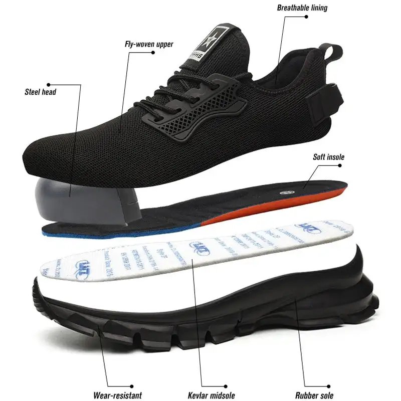 Men's Reinforced Work Shoes