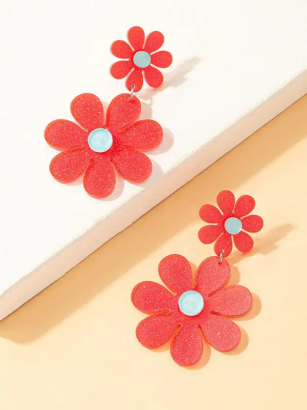 Ornate Linear Drop Earrings