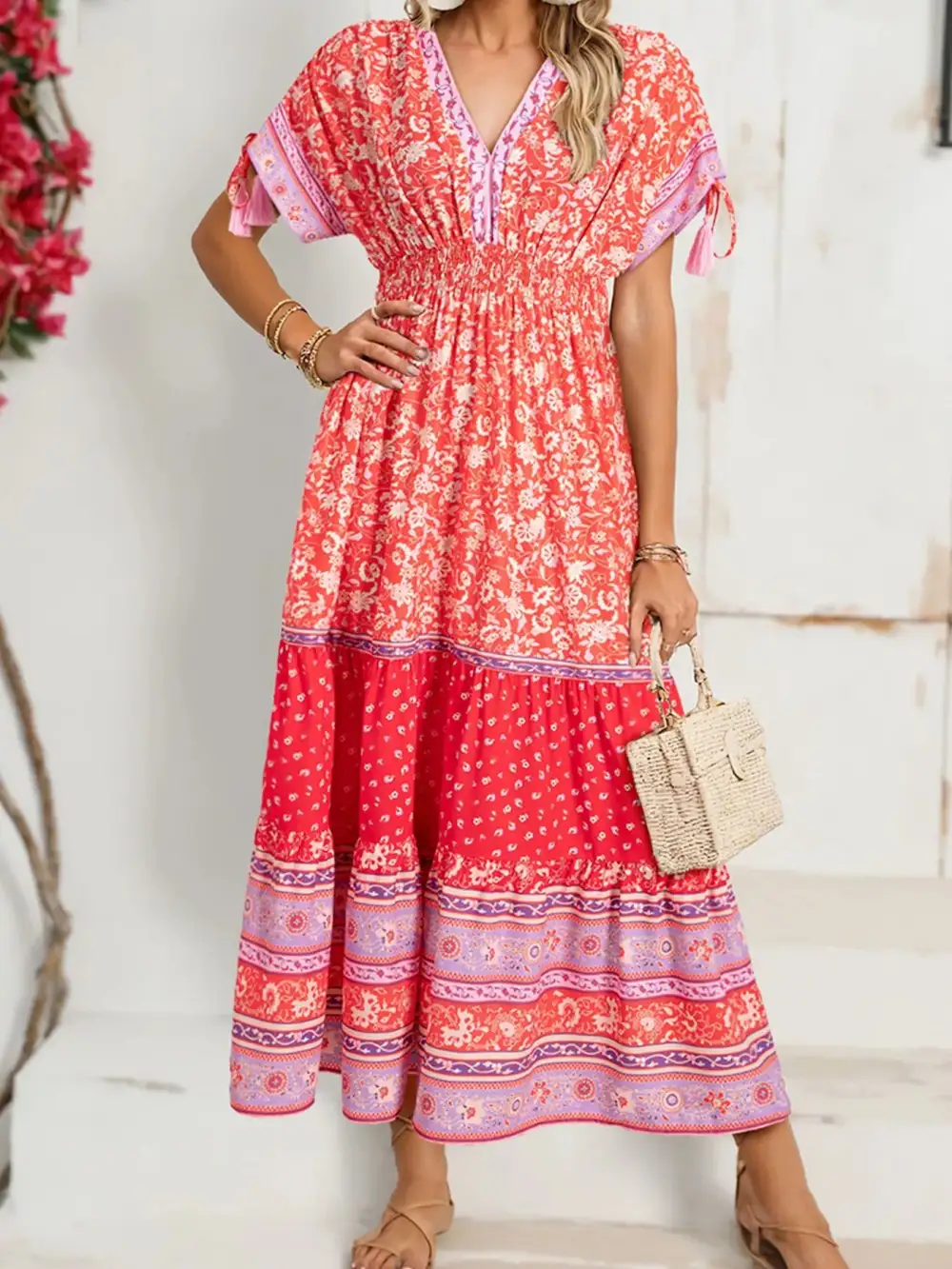 Soft Touch Floral Printed Dress