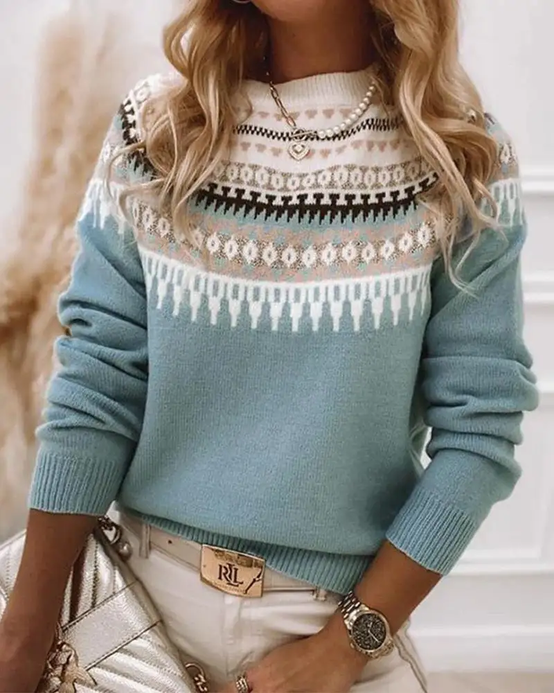 Warm Patterned Sweater