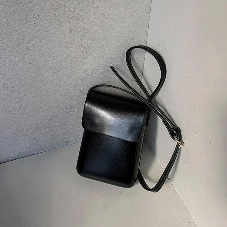 Essential PU Leather Crossbody Bag