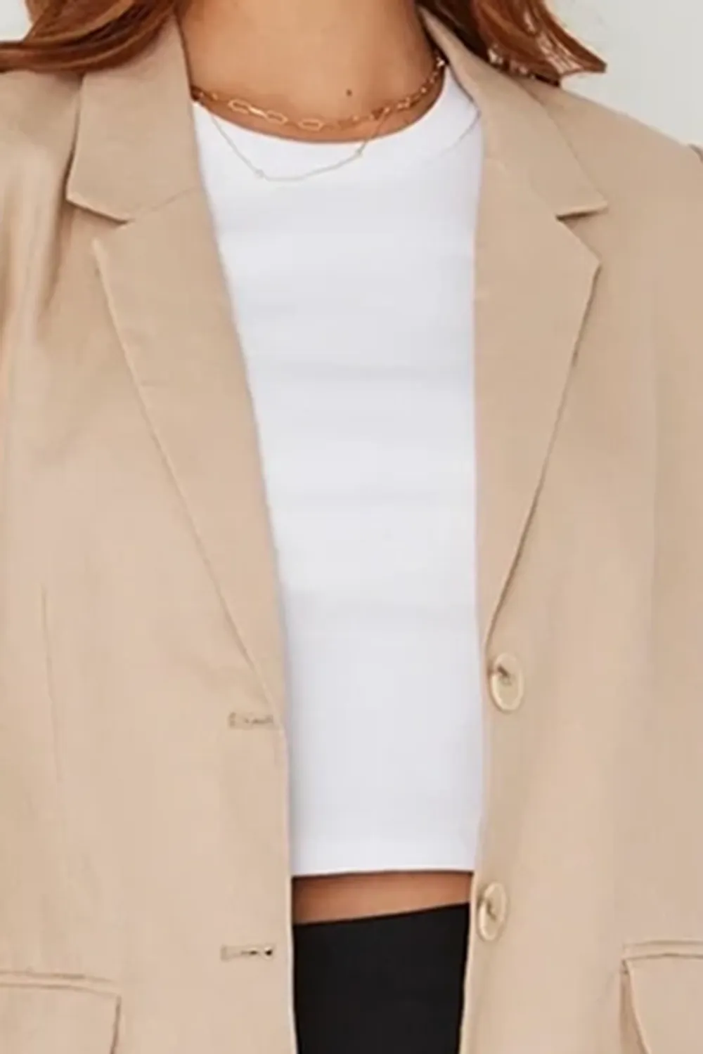 Longline Skinny  Casual Blazer