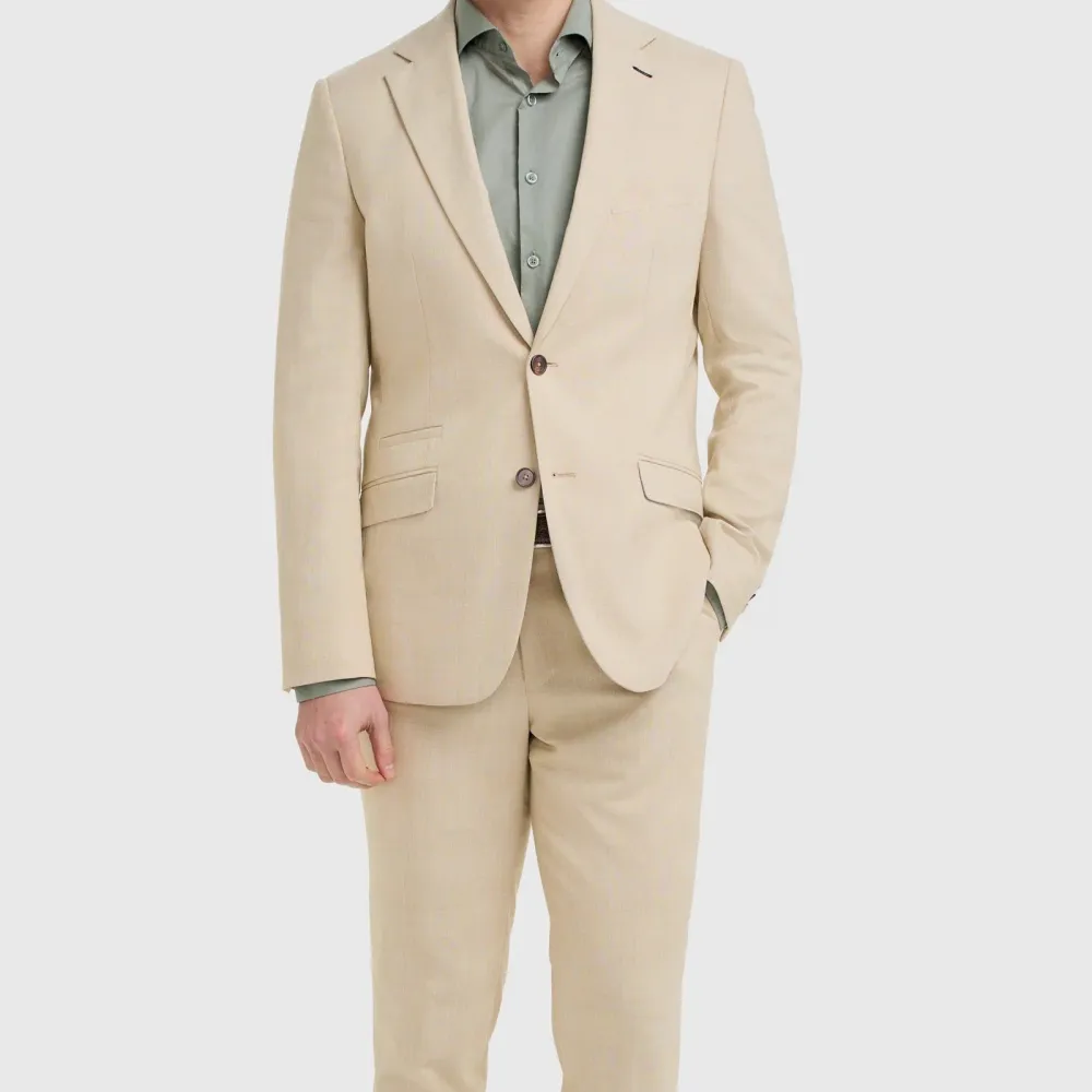 Men S Beige Check