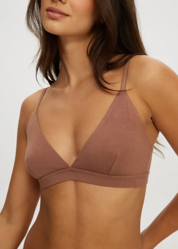 Minimal Triangle Elastic Bralette