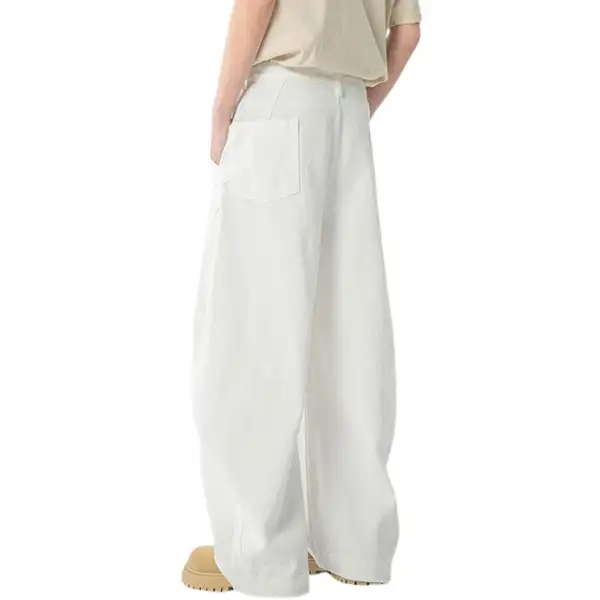 Barrel Leg Men's Trousers