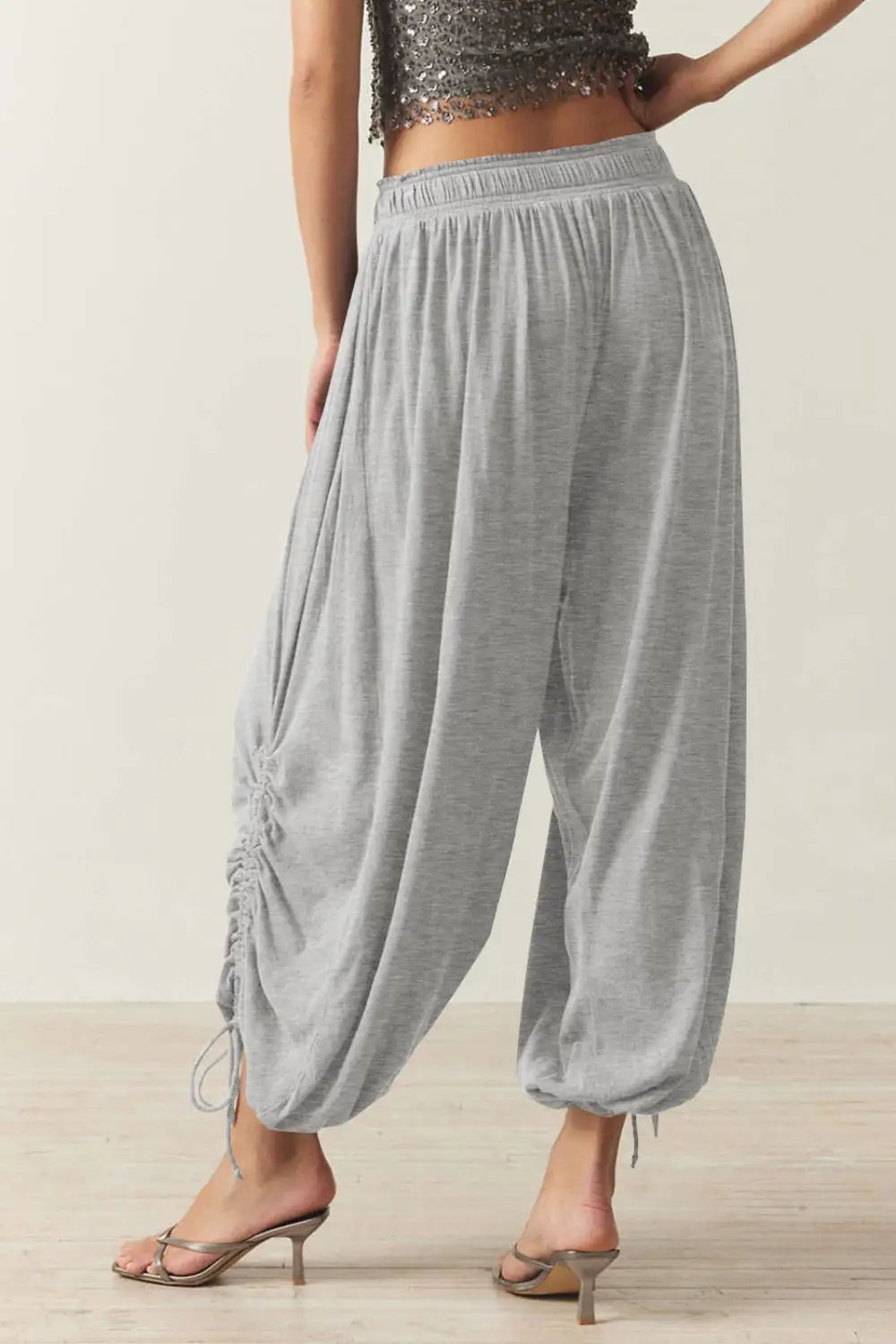 Everyday Drawstring Ruched Pants