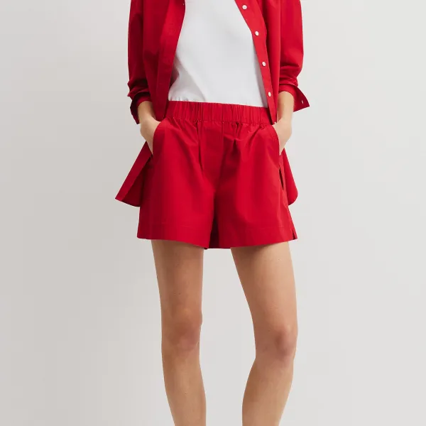 Women's Poplin Shorts