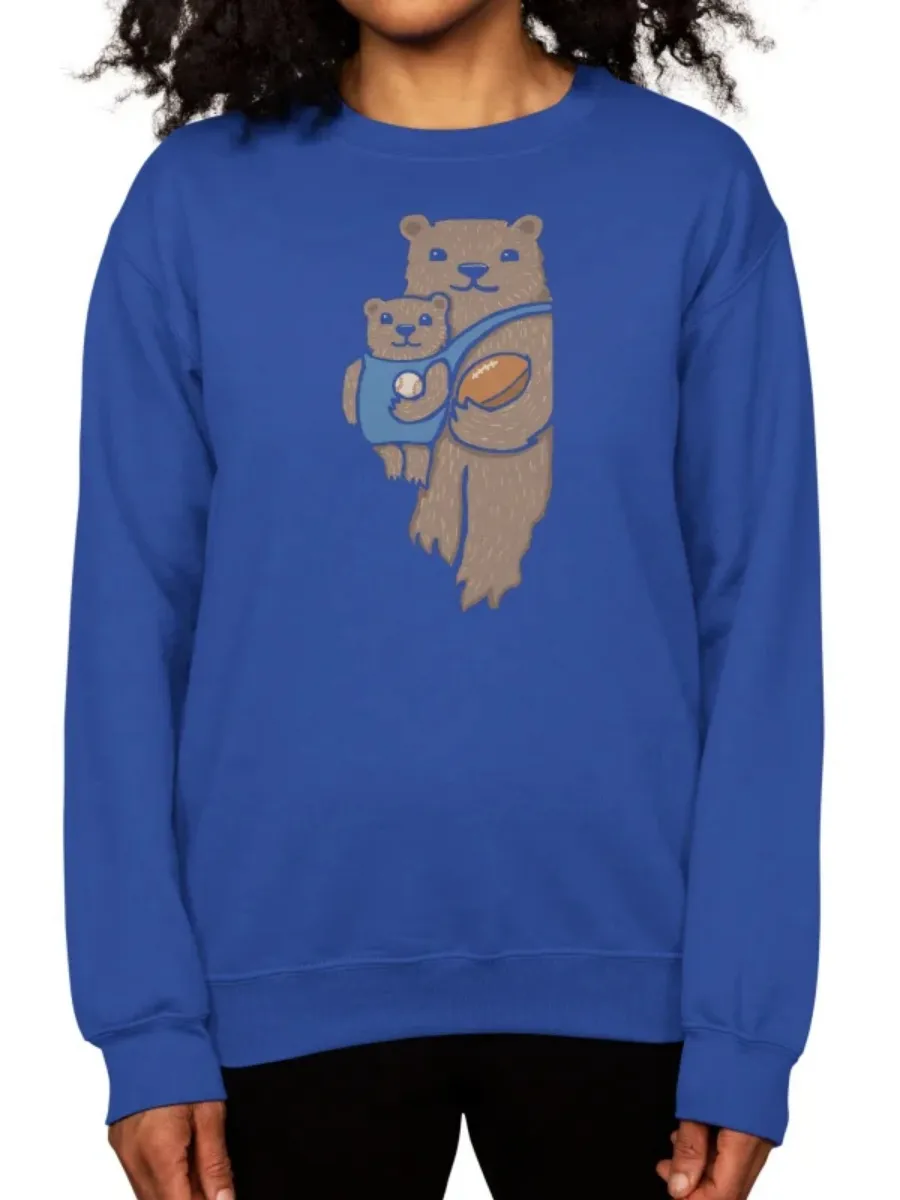 Cartoon Bear Graphic Sweatshirt