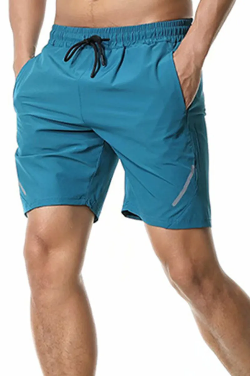 Active  Quick Dry Breathable Drawstring Athletic Shorts