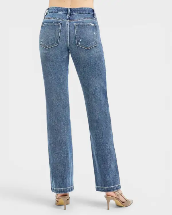Tummy Control Straight Leg Jeans