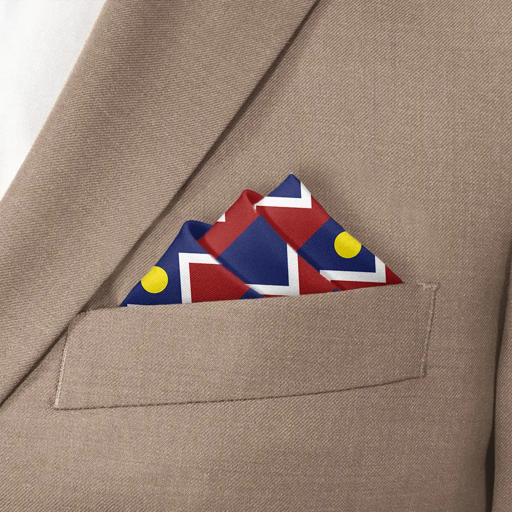 Crisp Streamlined Suit Pocket Square