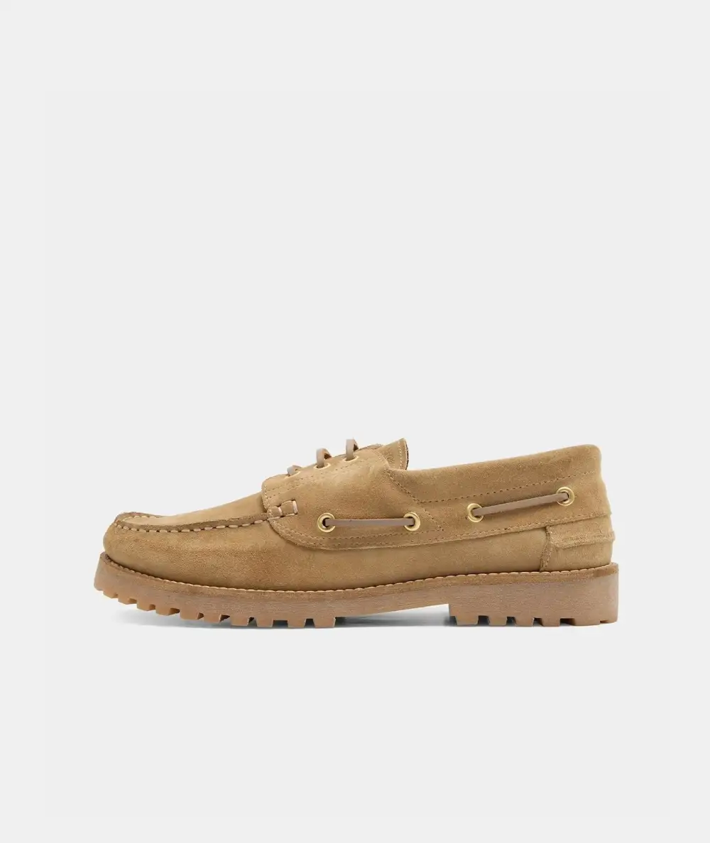 Modern Suede Boat Shoes