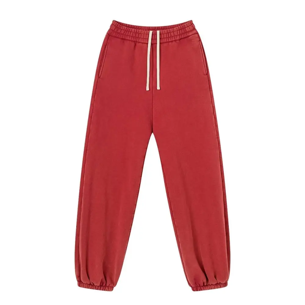 Snow Washed Oversized Fleece Men's Jogger Pants
