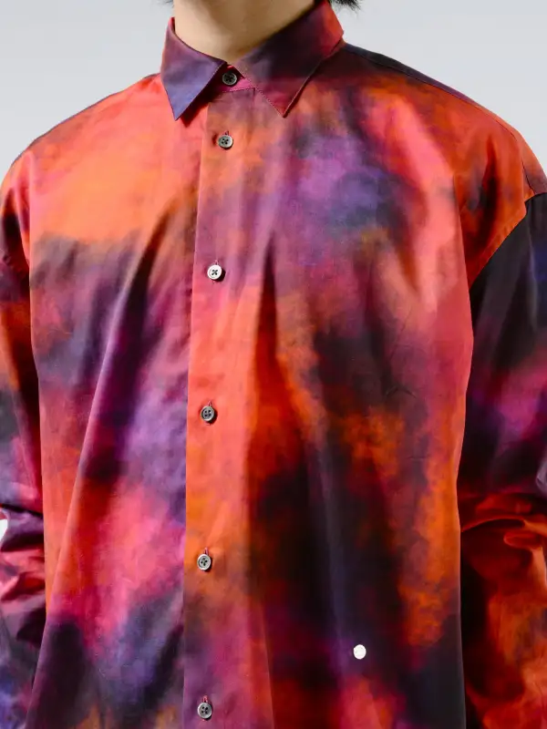 Men's Organic Cotton Embroidered Shirt