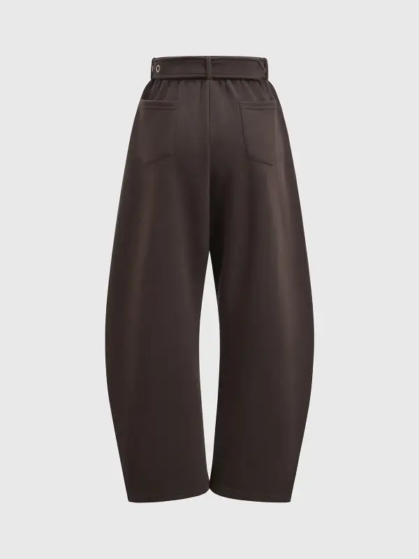 Statement Barrel-Leg Pants