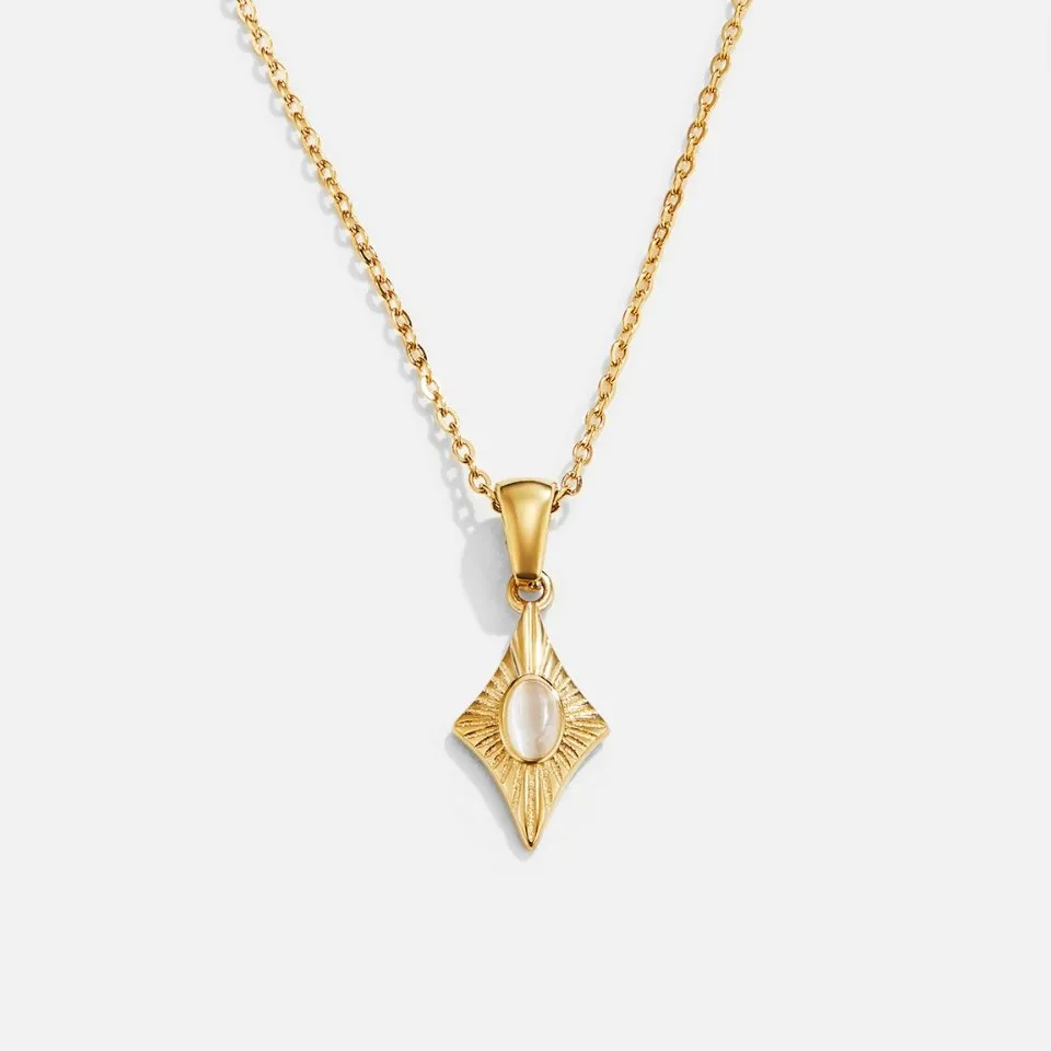 Waterproof Opal Necklace