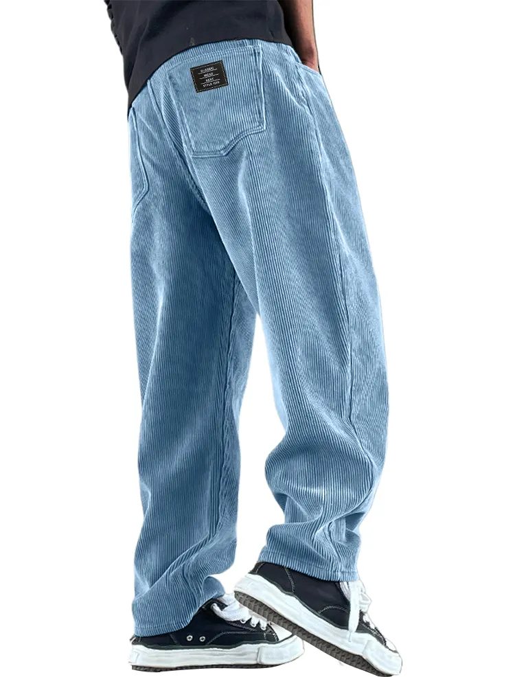 Relaxed Corduroy Utility Pocket Pants