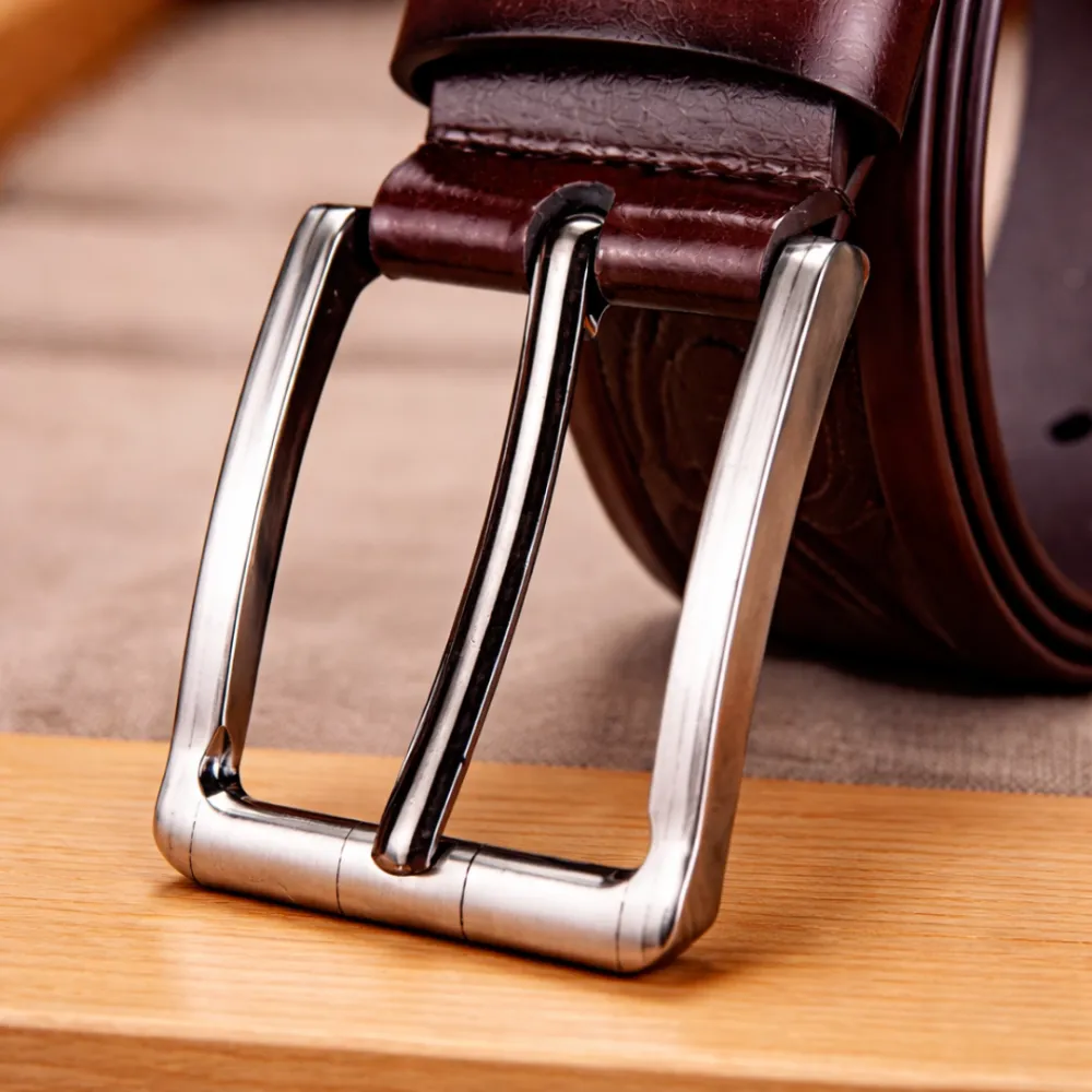 Classic Leather Buckle Belt